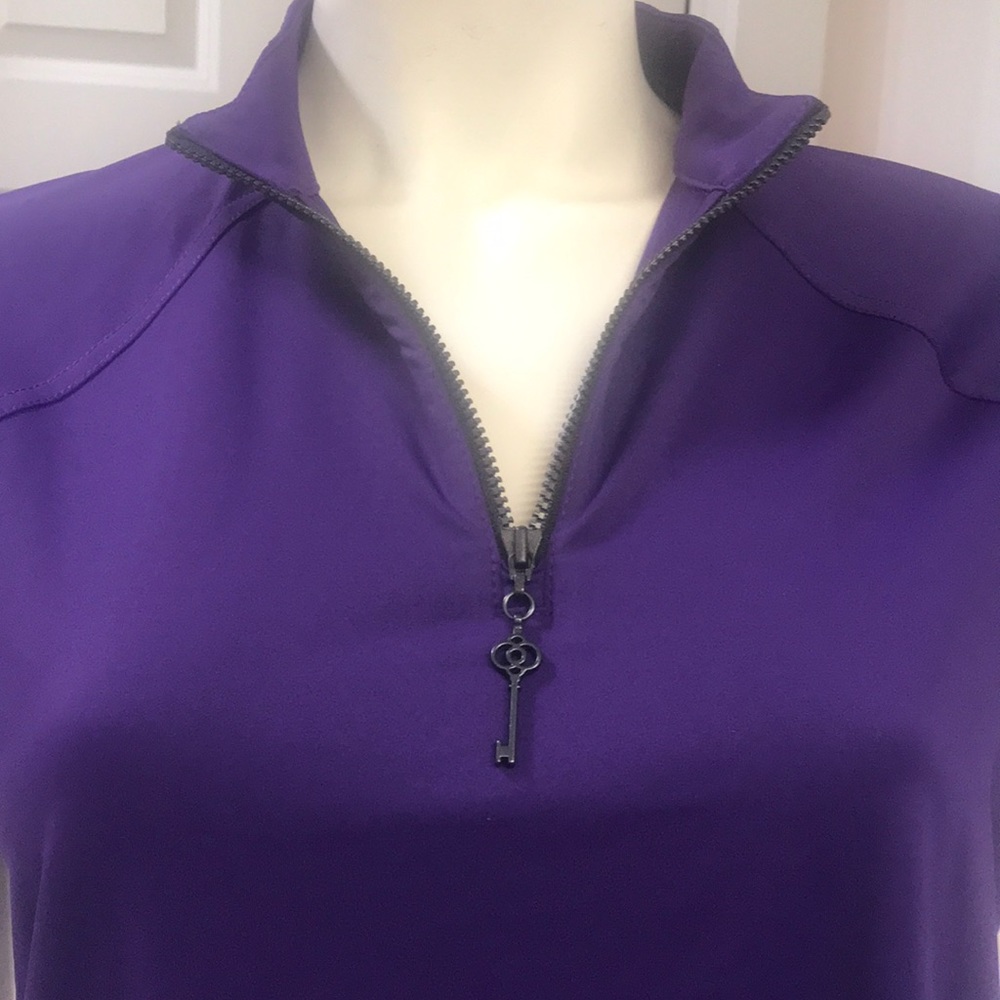 Belyn Key Golf/Tennis/Pickleball Zip Polo, NWT! - Picture 2 of 10